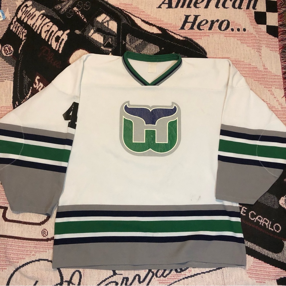 Vintage Hartford Whalers hockey jersey